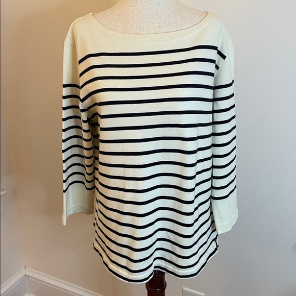 Ralph Lauren Tops - Lauren Ralph Lauren Vintage Striped Cotton Top Made in USA Size L